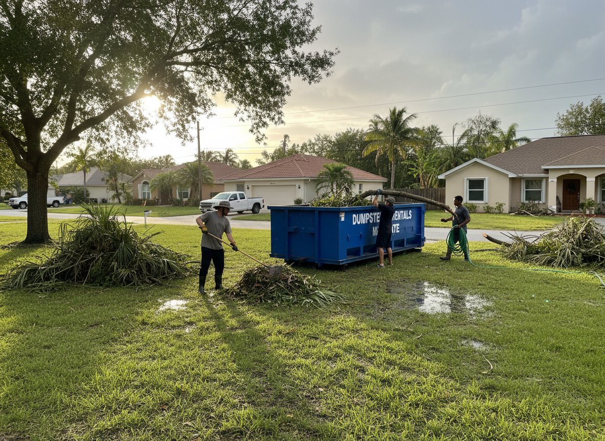 How to Manage Yard Waste After Summer Storms in Margate