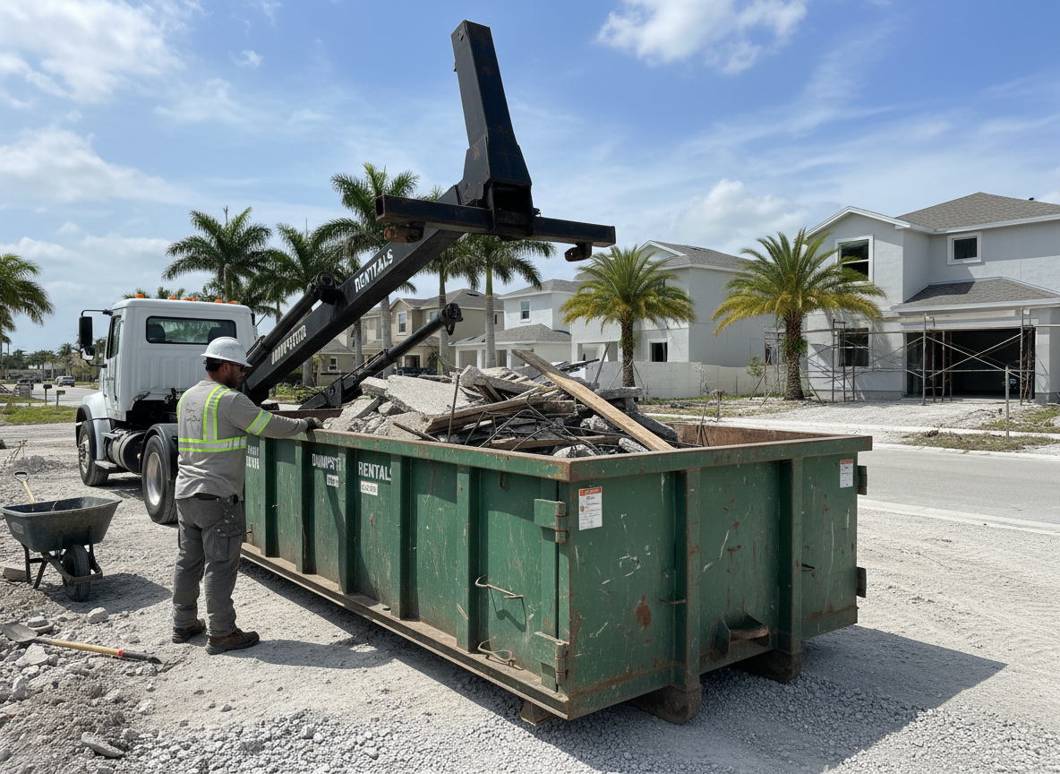 Construction Dumpster Rental in Margate